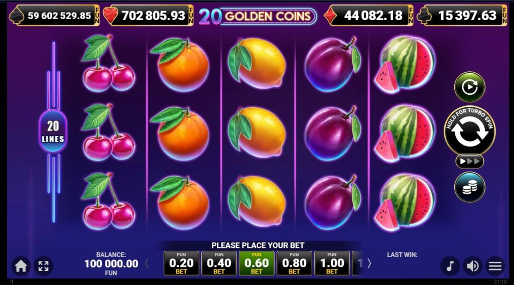 20 Golden Coins 1