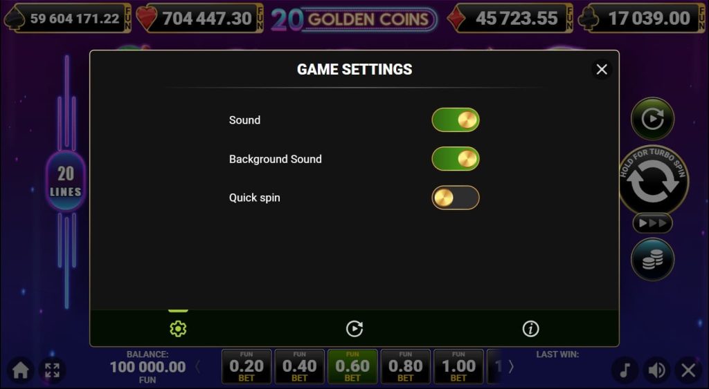 20 Golden Coins 2