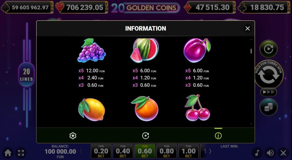 20 Golden Coins 7