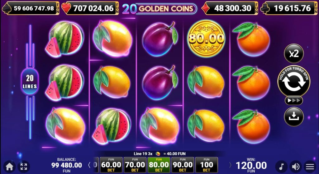 20 Golden Coins 9