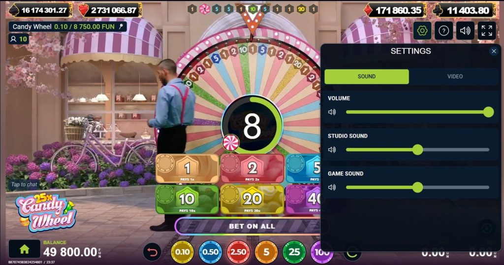 Cómo jugar a Candy Wheel: consejos y trucos