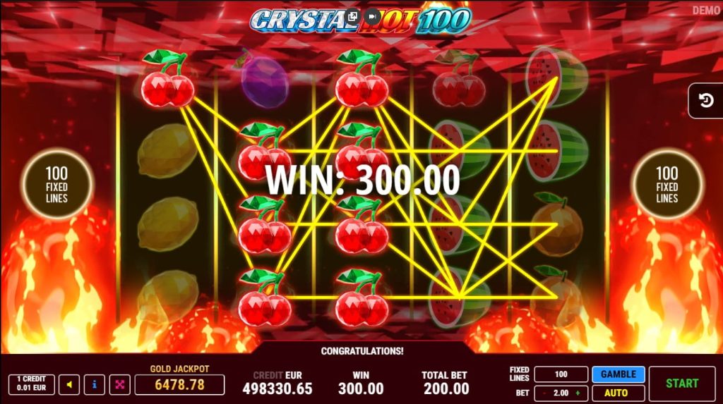 List of the best casinos for playing Crystal Hot 100