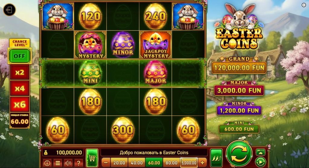 Gameplay and Interface Easter Coins